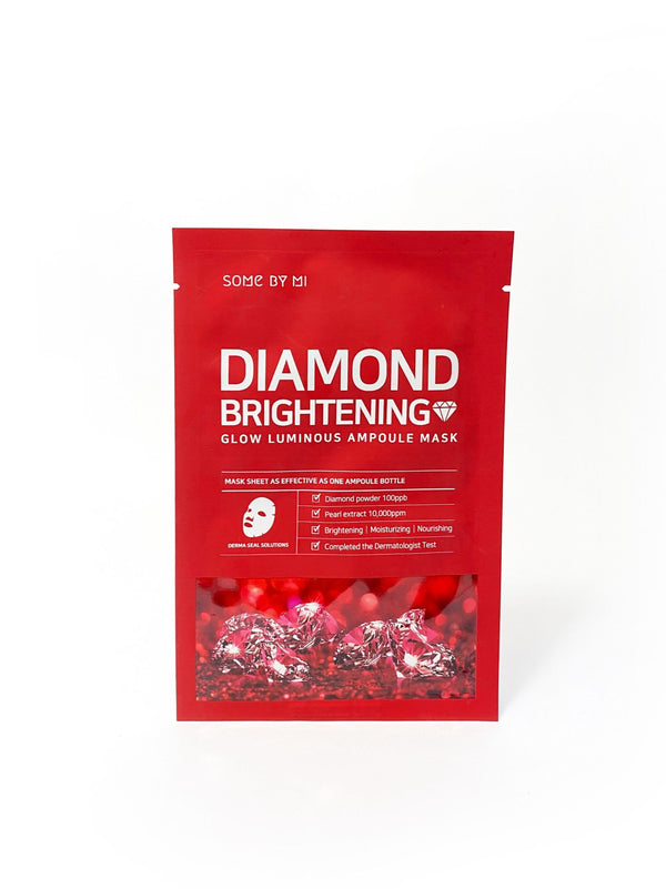 Mascarilla Facial Some By Mi Red Diamond Brightening Glow Luminous Ampoule Mask 25g