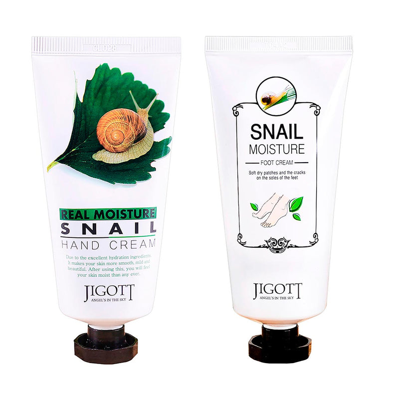 Crema de manos Jigott Real Moisture Snail Hand Cream