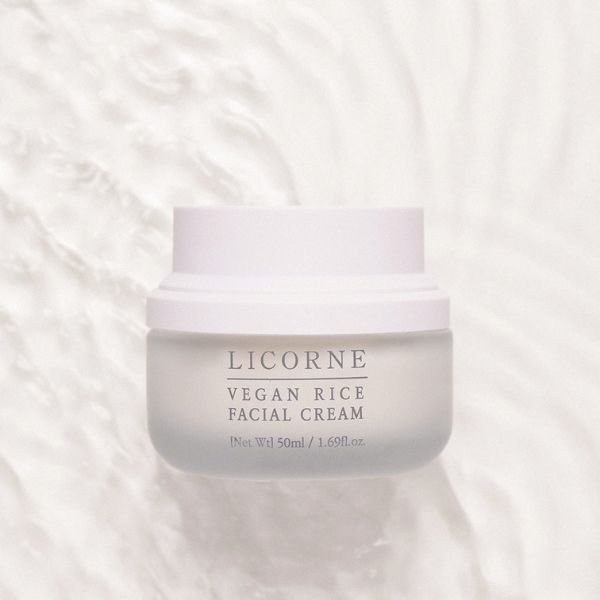 Crema facial Licorne Vegan Rice Facial Cream 50ml