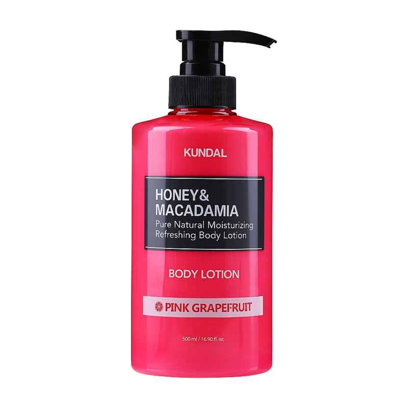 Loción corporal KUNDAL Honey & Macadamia Body Lotion Pink Grapefruit 500ml