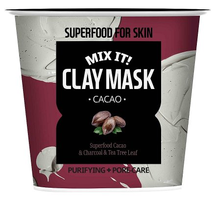 Mascarilla facial FARM SKIN SUPERFOOD FOR SKIN MIX IT! CLAY MASK CACAO