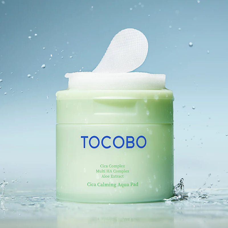 Tónico en discos Tocobo Cica Calming Aqua Pad 160 ml