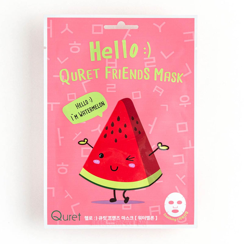 Mascarilla facial Quret Hello :) Quret Friends Mask - Watermelon 25g