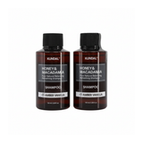 Pack KUNDAL Honey & Macadamia Nature Shampoo - Amber Vanilla 100ml x 2