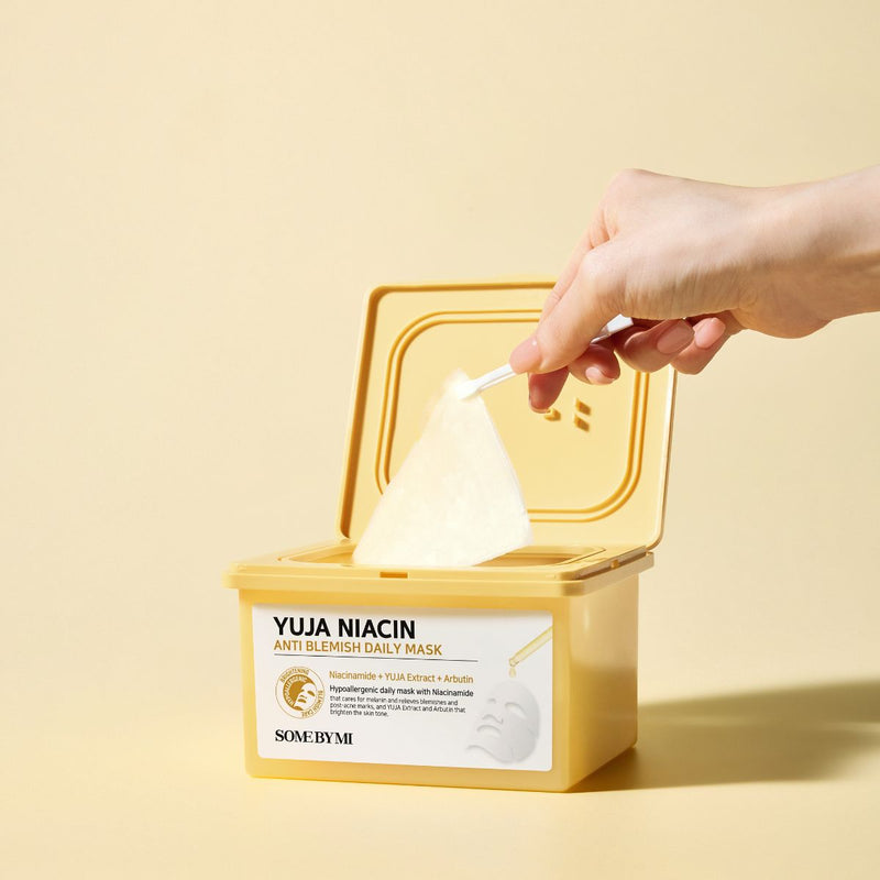 Mascarillas Some By Mi Yuja Niacin Anti-Blemish Daily Mask