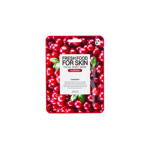Farm Skin Freshfood For Skin Facial Sheet Mask (Cranberry) 25ml