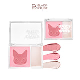 Paleta de maquillaje Black Rouge Dewy Whip Cheek And Beam DW01 Strawberry 11,5g