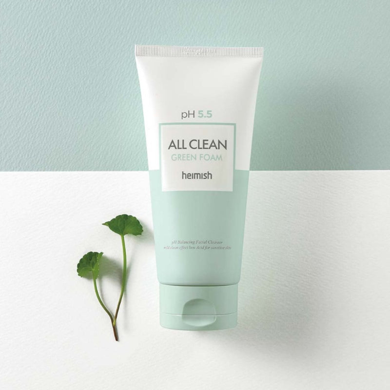 Limpiador Facial Heimish All Clean Green Foam 150g