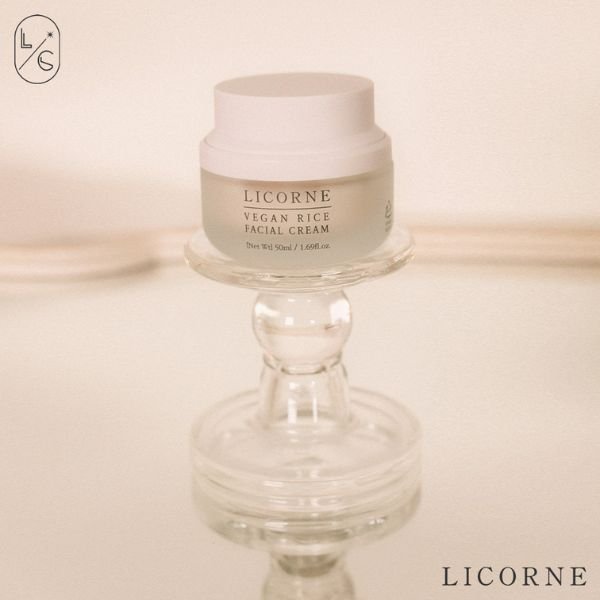 Crema facial Licorne Vegan Rice Facial Cream 50ml