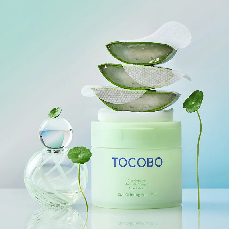 Tónico en discos Tocobo Cica Calming Aqua Pad 160 ml