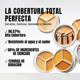 Paleta de correctores TFIT Cover Up Pro Concealer 02 Warm 15g