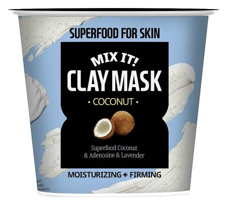 Mascarilla facial SUPERFOOD FOR SKIN MIX IT! CLAY MASK COCONUT de Farm Skin