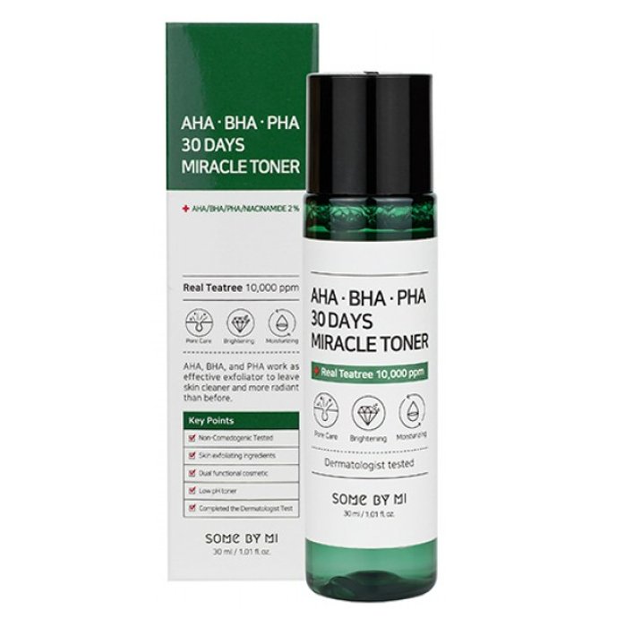 Comprar Tónicos y Boosters SOME BY MI MIRACLE AHA BHA PHA TONER 30ml ...
