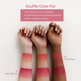 Colorete en crema multiusos Dasique Souffle Color Pot #13 Berry Milk Tea