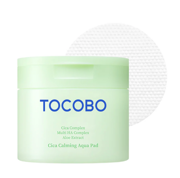 Tónico en discos Tocobo Cica Calming Aqua Pad 160 ml