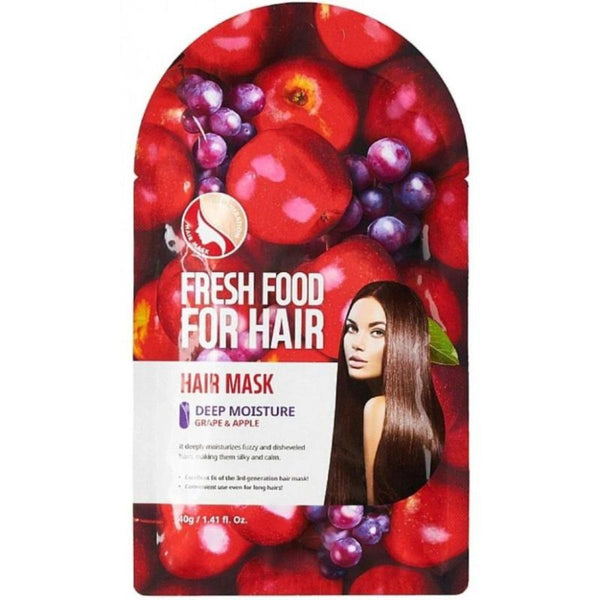 Mascarilla de pelo Farm Skin Freshfood For Hair Mask Deep Moisture Set [Grape&Apple] 40g