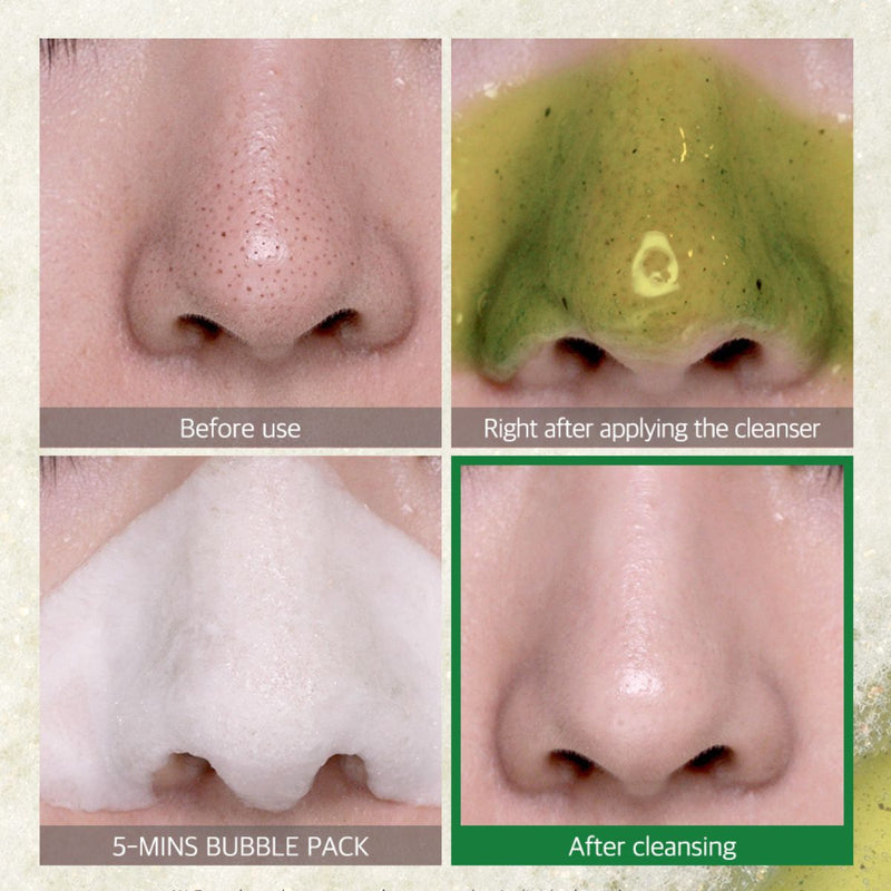 Limpiador facial Some By Mi Bye Bye Blackhead 30 Days Miracle Green Tea Tox Bubble Cleanser 120g