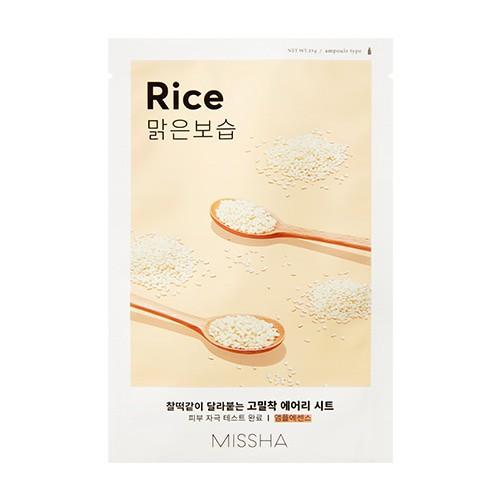 MISSHA AIRY FIT rice extract facial mask