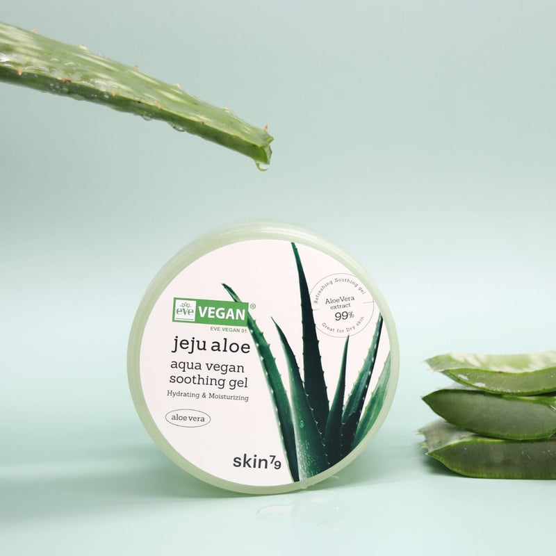 Gel Facial y Corporal Skin79 Jeju Aloe Aqua Vegan Soothing Gel 300g
