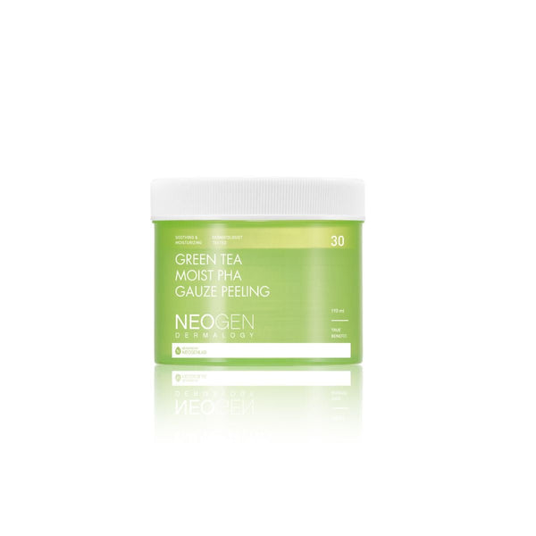 Discos exfoliantes Neogen Dermalogy Green Tea Moist Pha Gauze Peeling 190ml