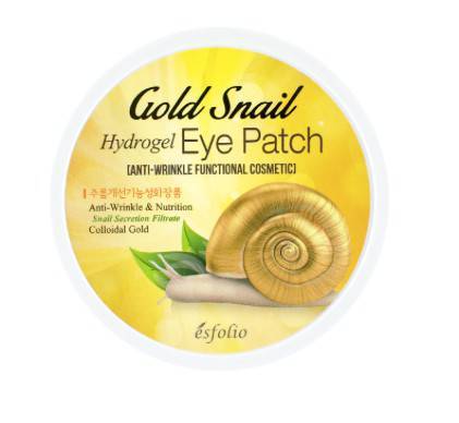 Esfolio GOLD SNAIL HYDROGEL EYE PATCH patchs contour des yeux