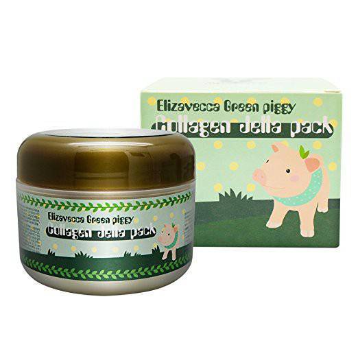 Mascarilla facial Elizavecca Green Piggy Collagen Jella Pack 100g
