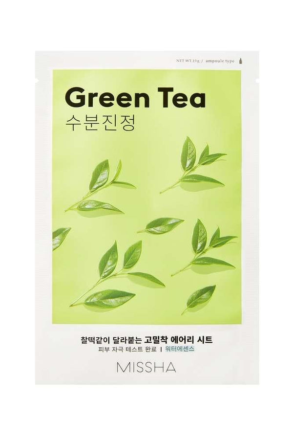 MISSHA AIRY FIT GREEN TEA FACE MASK