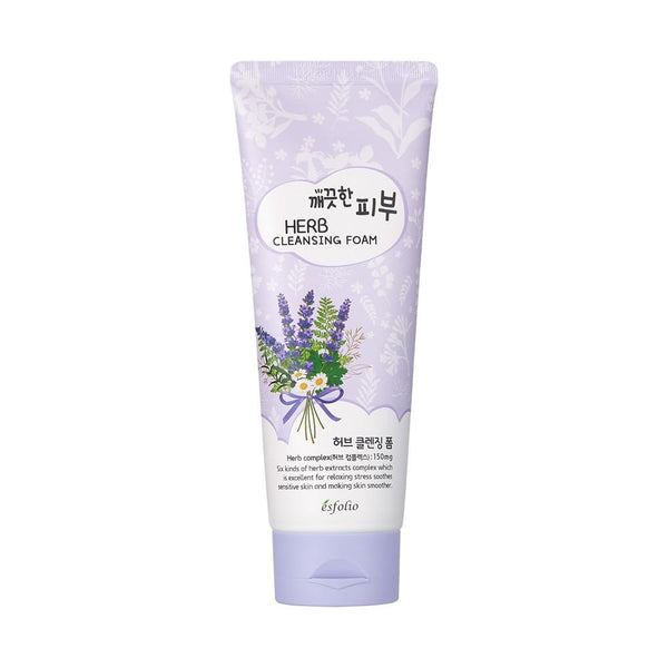 Esfolio Pure Skin Herb Cleansing Foam Facial Cleanser 150g
