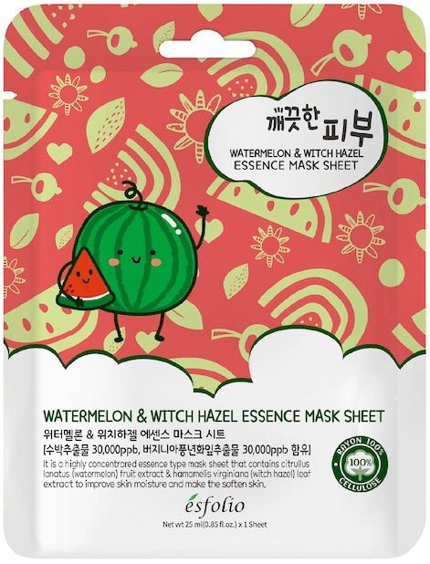 Mascarilla facial Esfolio Pure Skin Watermelon Essence Mask Sheet 25ml