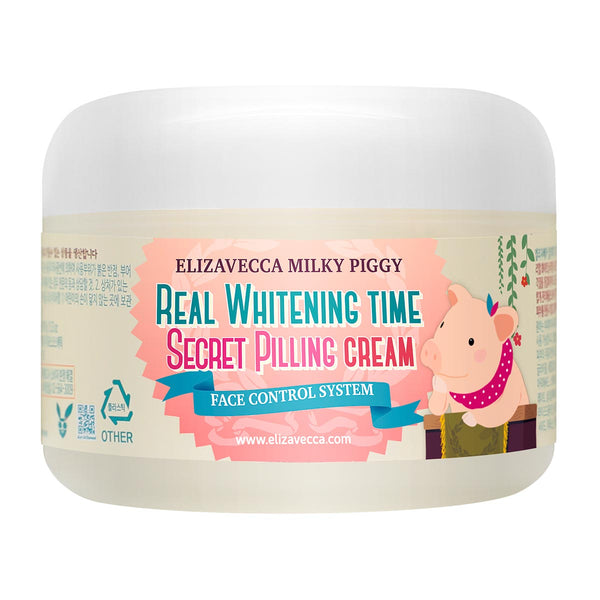 Elizavecca Milky Piggy Real Whitening Time Secret Pilling Cream 100ml Face Scrub