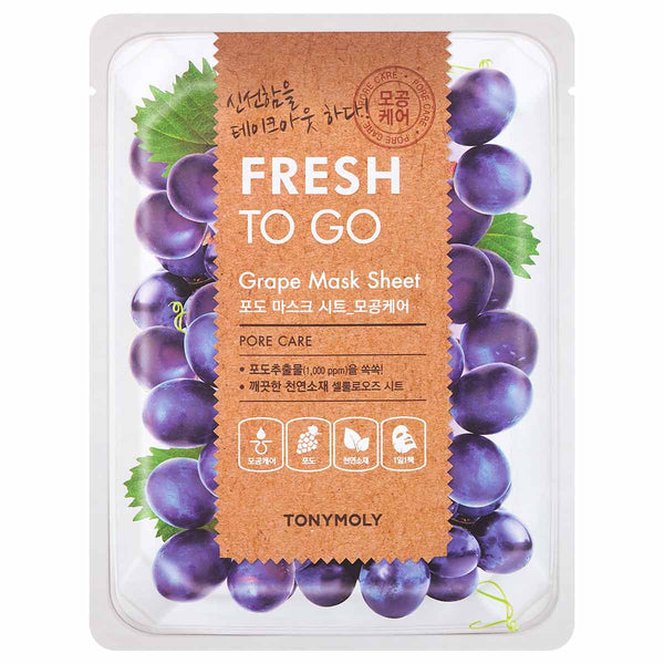 Tonymoly Fresh To Go Grape Mask Sheet 25g