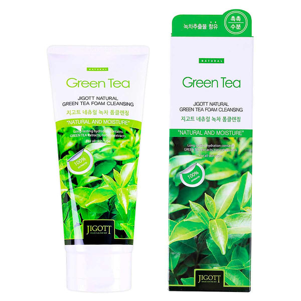 Jigott Natural Green Tea Cleansing Foam 180 ml