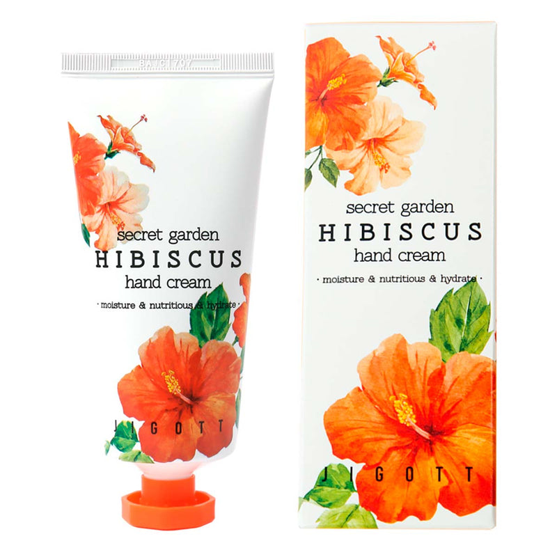 Crema de manos Jigott Secret Garden Hibiscus Hand Cream 100ml