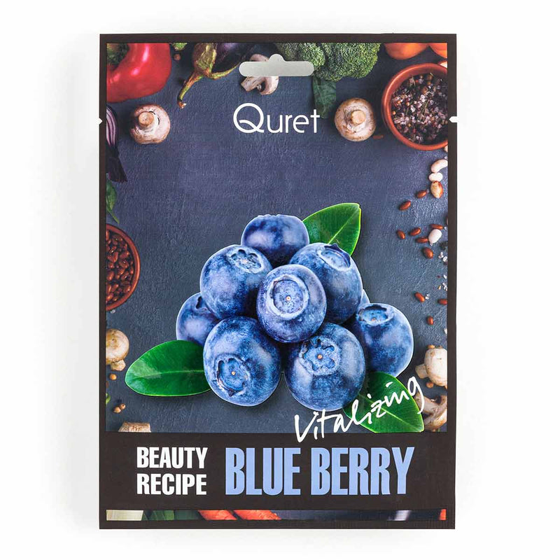 Mascarilla facial Quret Beauty Recipe Mask Blue Berry[Vitalizing] 25g