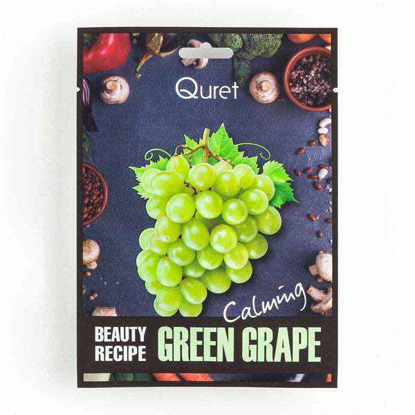 QURET Masks Quret Beauty Recipe Mask - Green Grape[Calming]