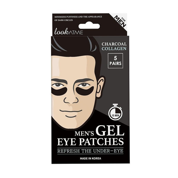Eye contour patches Look at Me MEN'S GEL EYE PATCHES - CHARCOAL 