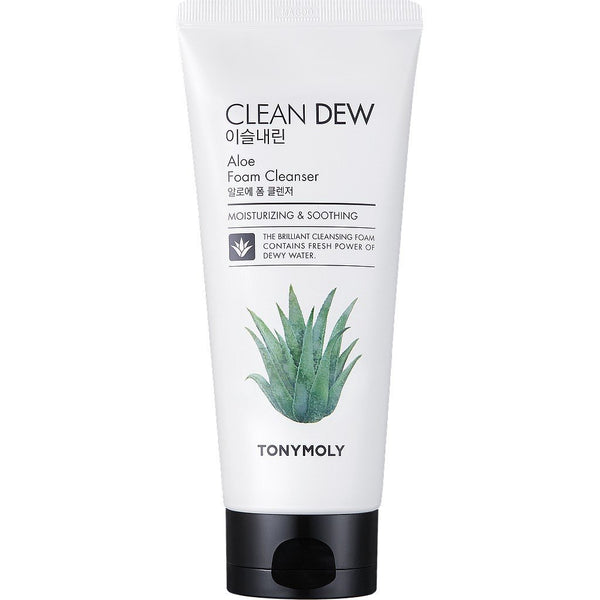 Tonymoly Clean Dew Nettoyant pour le visage à l'aloe vera 180 ml