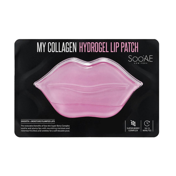 Parches labiales Soo'Ae MY COLLAGEN HYDROGEL