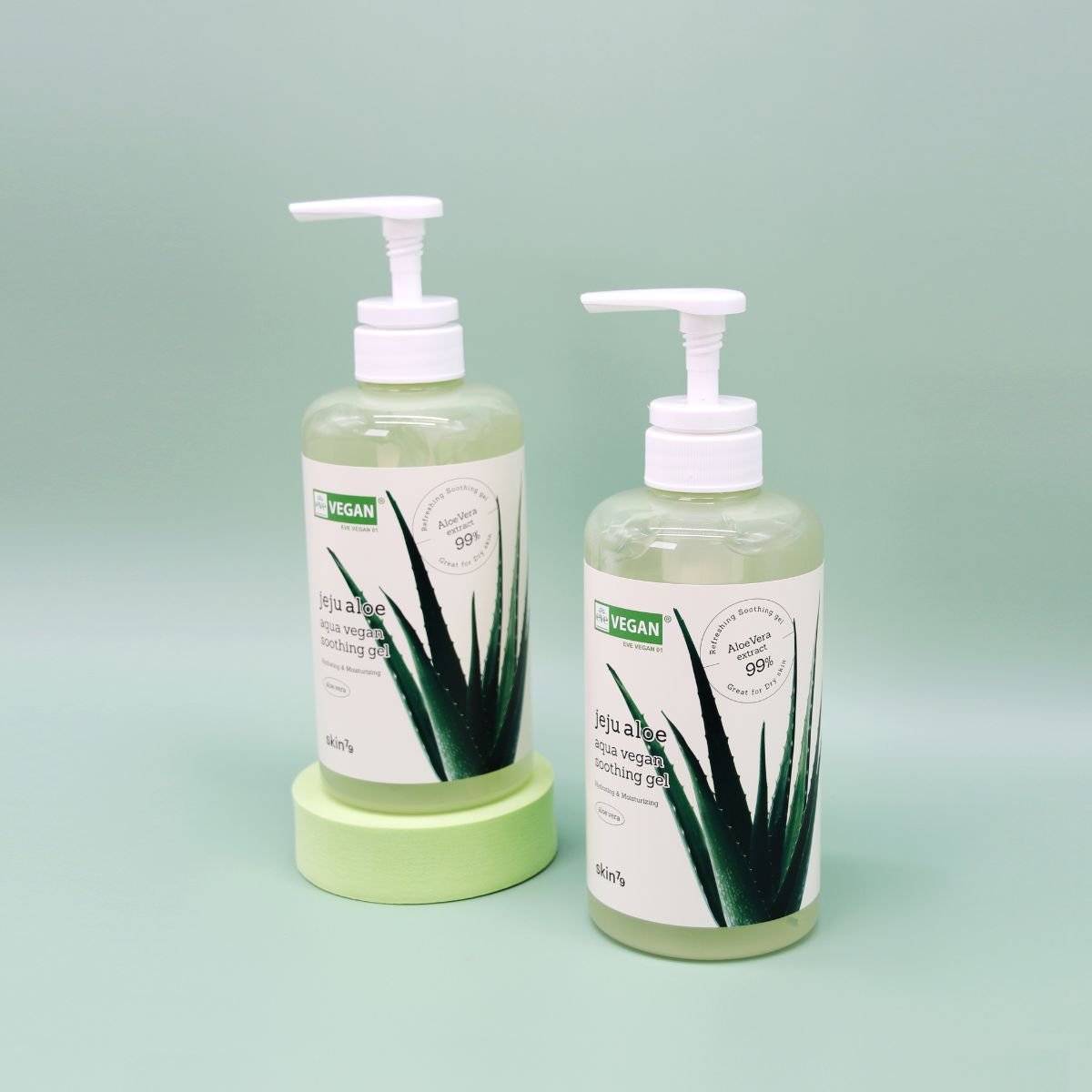 Comprar Gel Facial y Corporal Skin79 Jeju Aloe Aqua Vegan Soothing Gel 500g  – Planet Skin