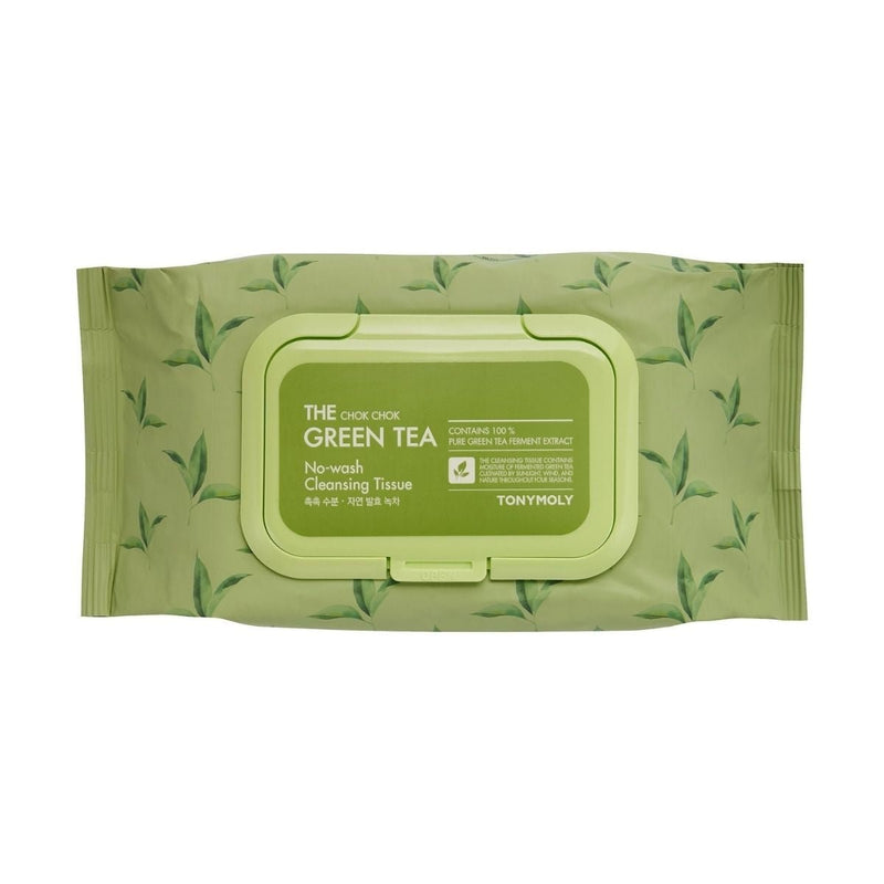 Toallitas desmaquillantes TonyMoly The chok chok green tea no-wash cleansing tissues 100ud