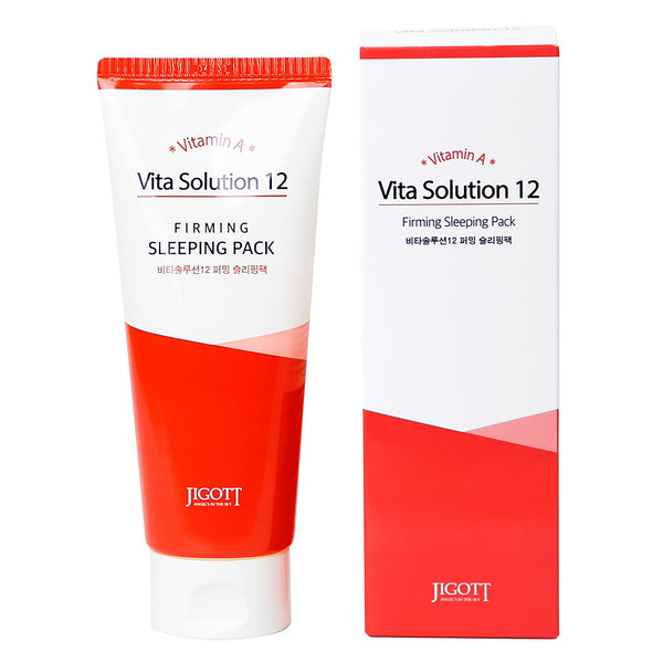 Jigott Vita Solution 12 Pack Masque Facial de Nuit Raffermissant 180 ml