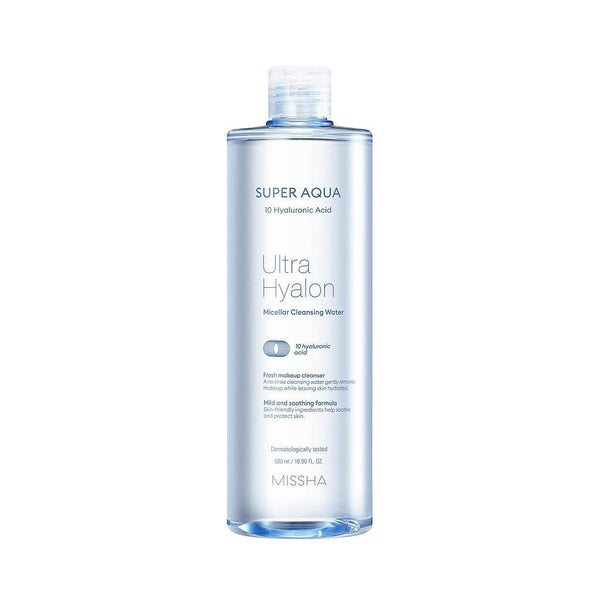 Limpiador Missha Super Aqua Ultra Hyaluron Cleansing Water 500ml
