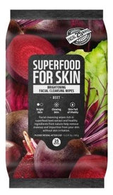 Toallitas desmaquillantes Farm Skin Superfood For Skin Brightening Facial Cleansing Wipes (Beet)