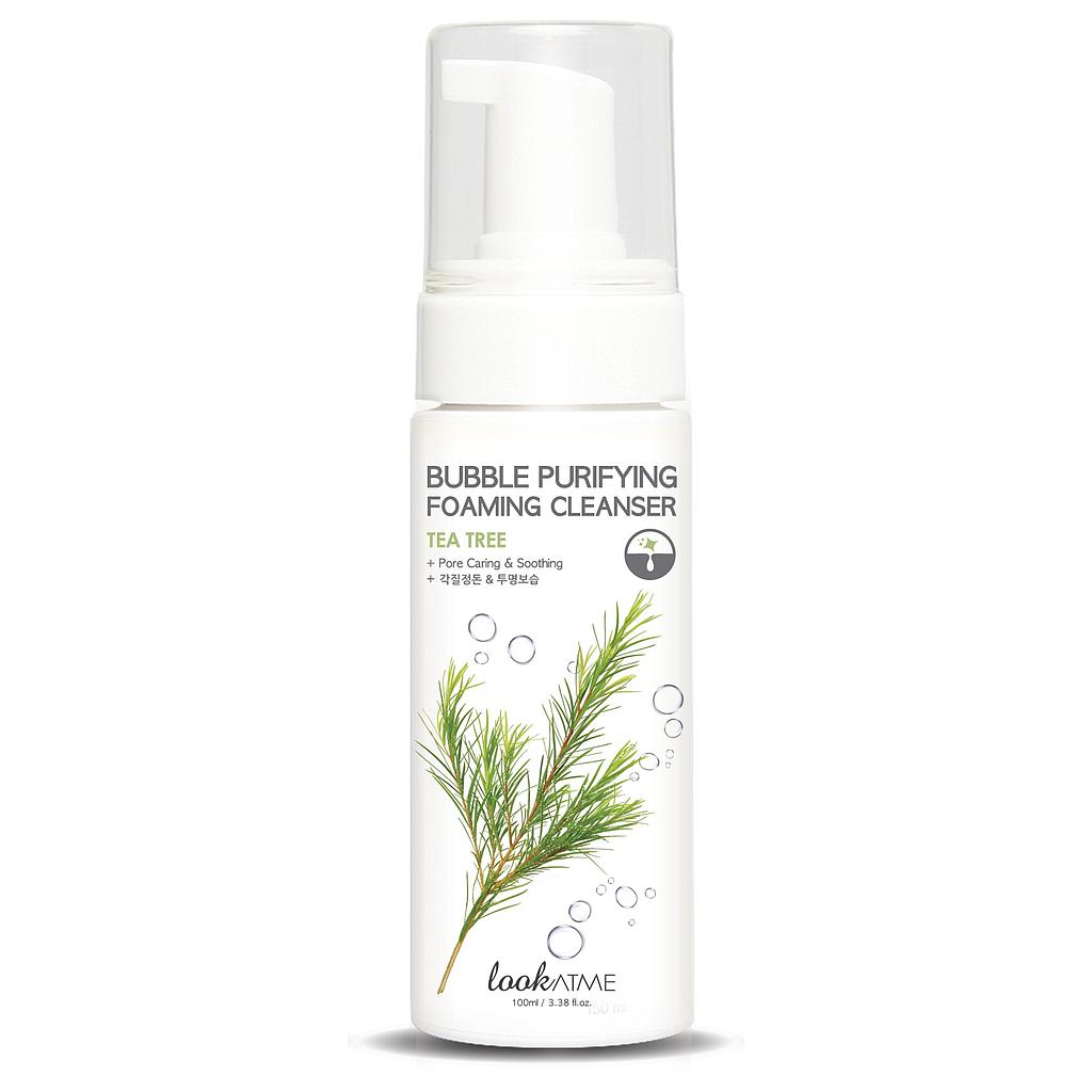 Чайное дерево отзывы. Bubble Purifying Foaming Cleanser. Пенка Bubble Purifying Foaming Cleanser. Bubble Purifying Foaming Cleanser Tea Tree. Look at me пенка для лица.